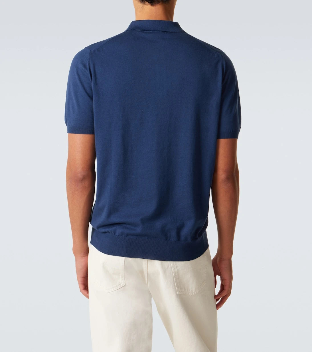 Kiton - Cotton half-zip polo shirt