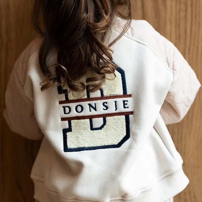 Donsje яке бомбър за деца с памук