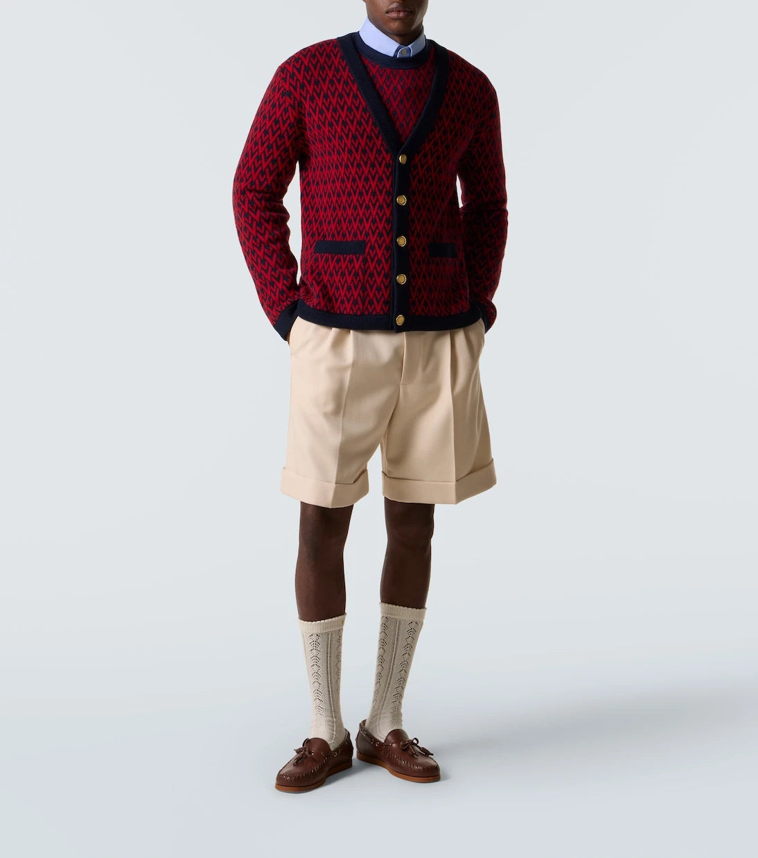 Valentino - Toute La V virgin wool jacquard sweater