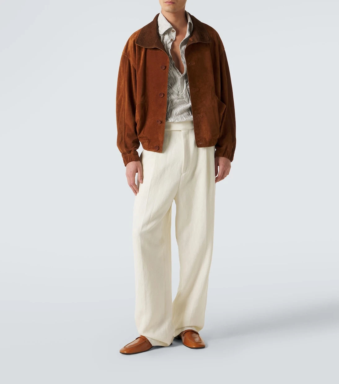 Zegna - Striped silk shirt