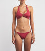 AWAY THAT DAY Burgundy Sorrento Bikini Bottoms