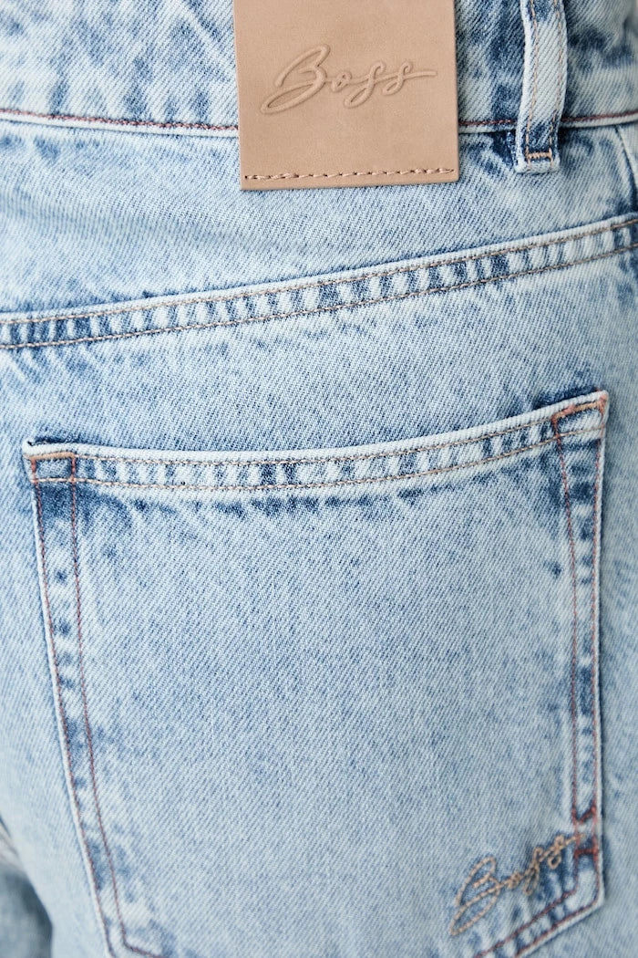 Kadın wide leg jean C_MARLENE SLIT HR