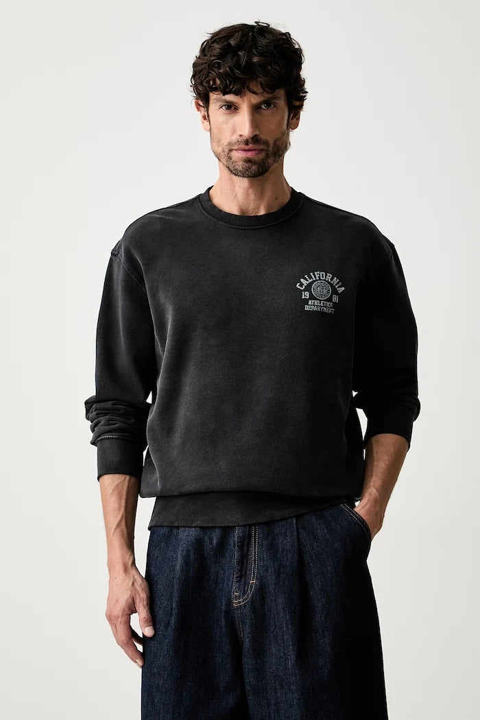 Guess Jeans erkek pamuklu sweatshirt