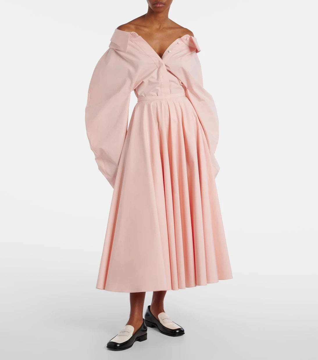 Givenchy - Cotton midi skirt