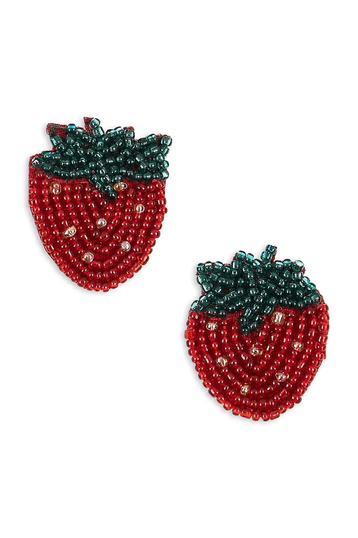 Konges Sløjd Çocuk Saç Tokası 2 PACK STRAWBERRY BEADED HAIR CLIP (2 Adet)