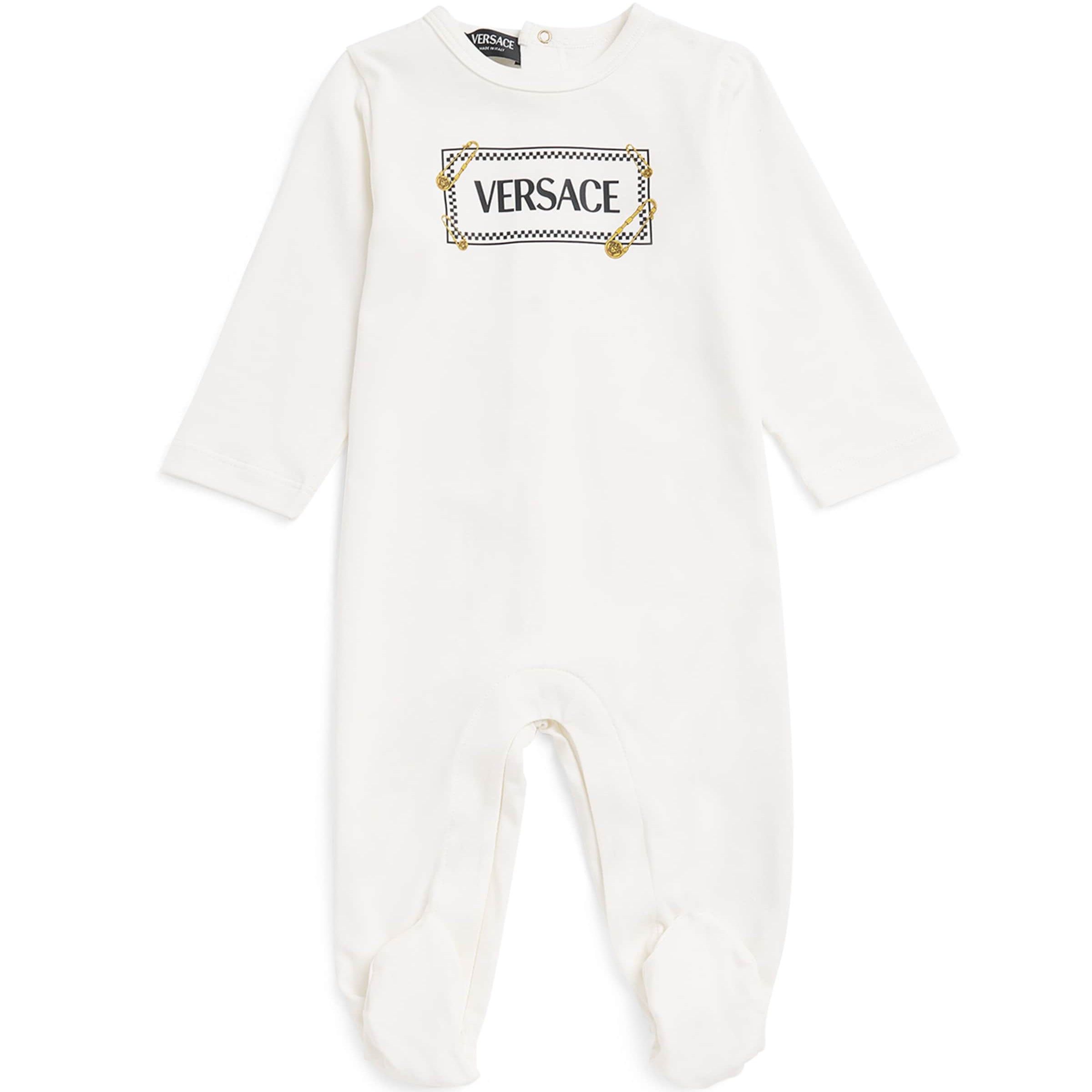 Versace Kids Cotton-Blend Logo All-In-One (1-18 Months)