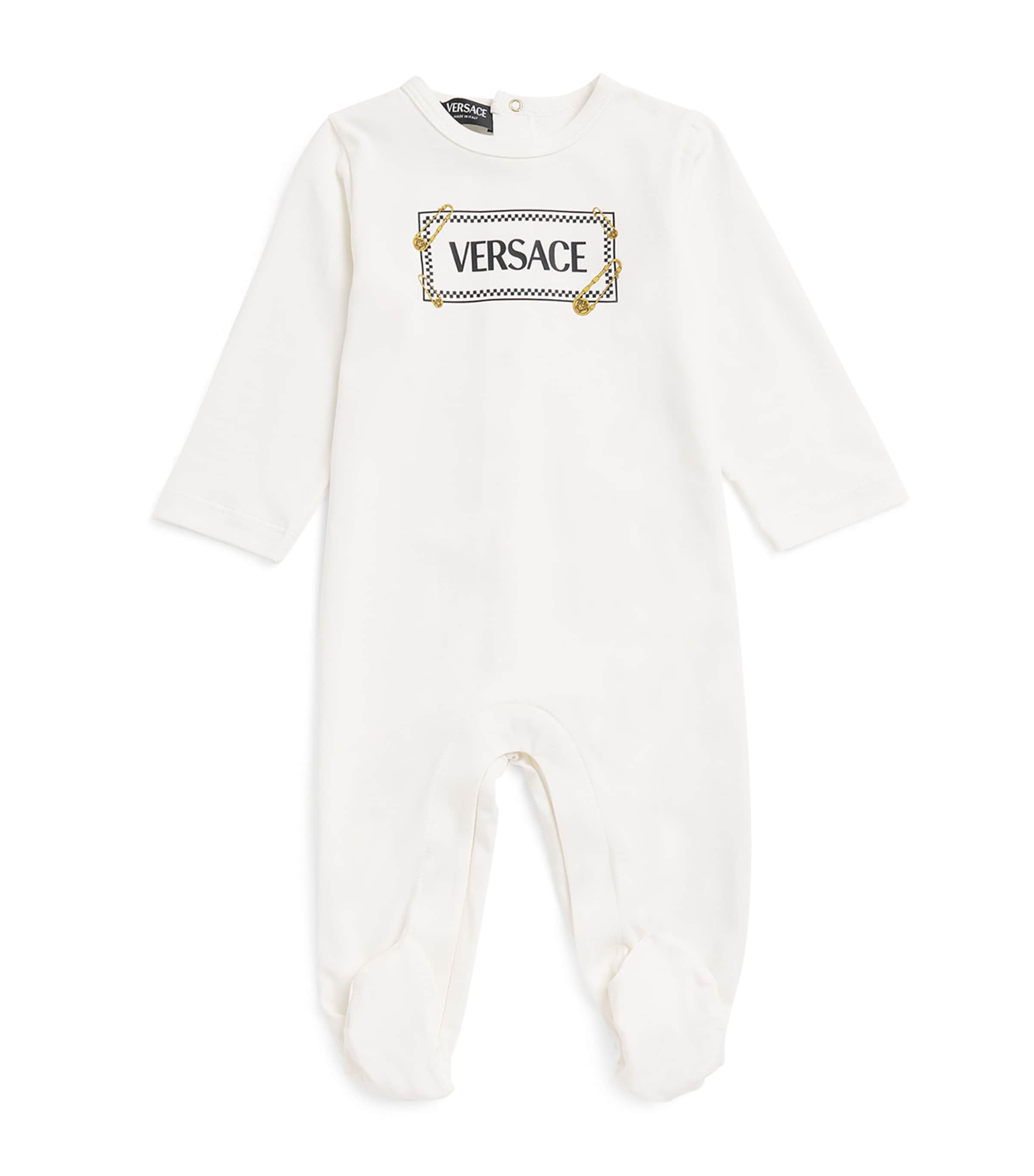 Versace Kids Cotton-Blend Logo All-In-One (1-18 Months)