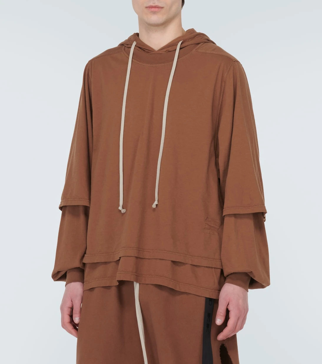 Rick Owens - Cotton jersey hoodie
