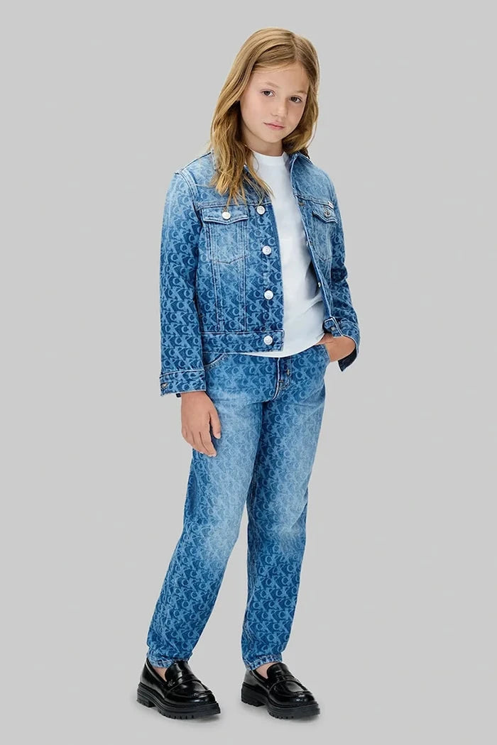 Детско дънково яке Calvin Klein Jeans