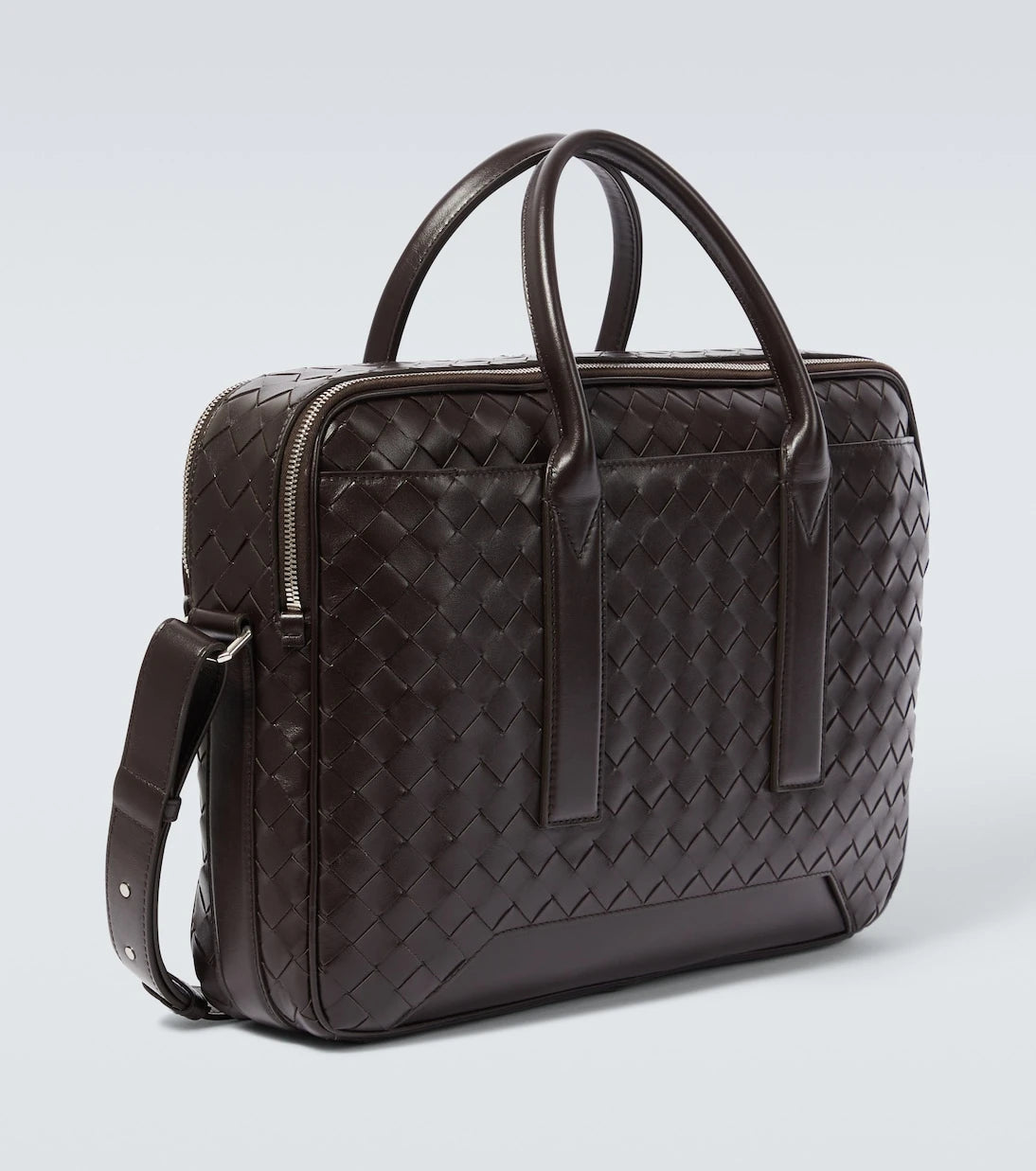 Bottega Veneta - حقيبة مستندات Intrecciato جلدية Getaway