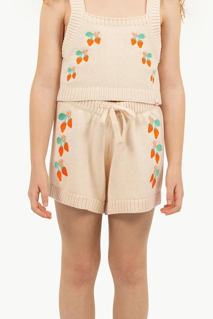 Tinycottons STRAWBERRIES SHORTS Çocuk Pamuklu Kısa Şort