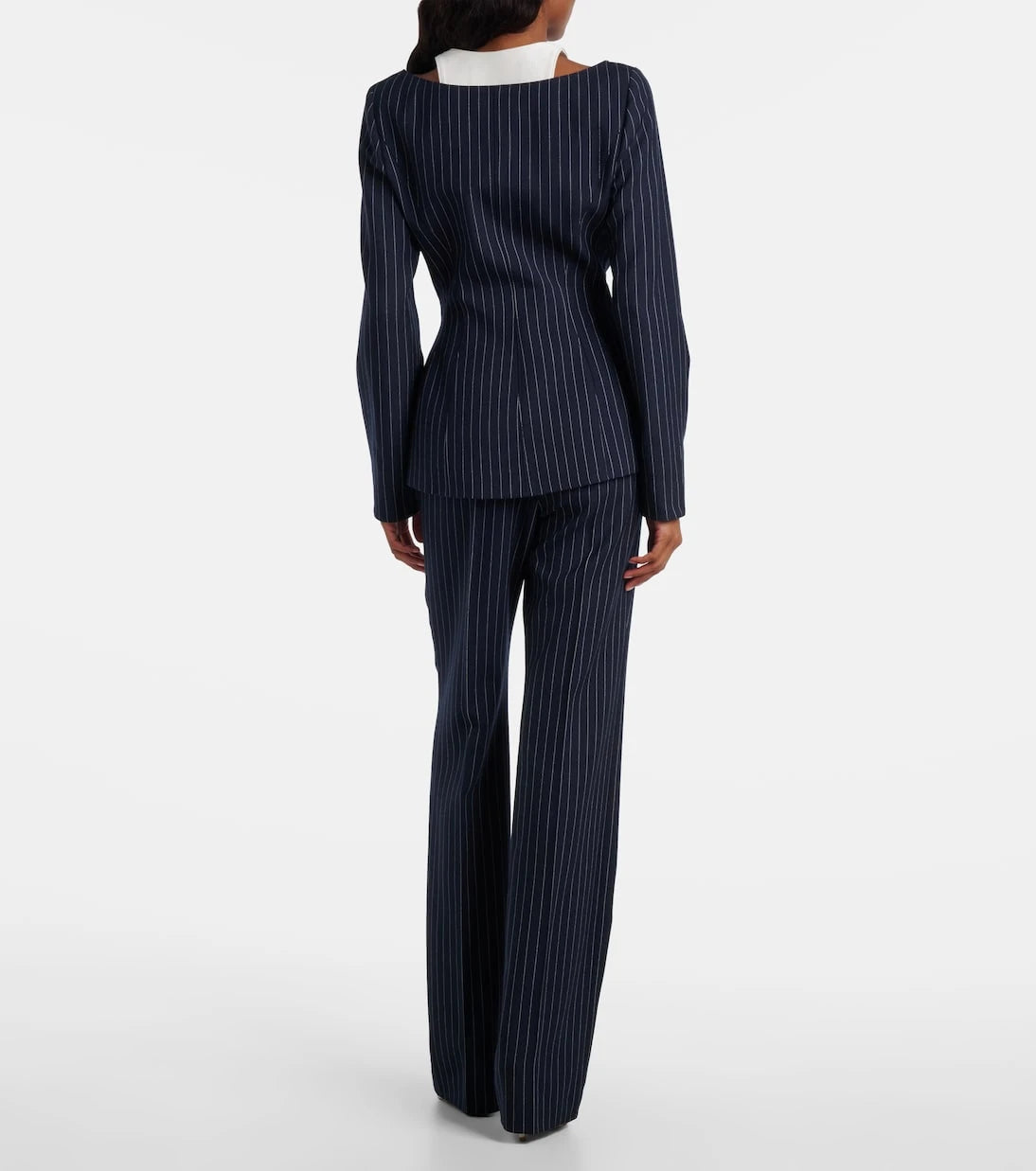Mugler - re/edit high-rise wool straight pants