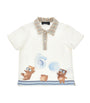 Monnalisa Cotton Printed Polo Shirt (6-24 Months)