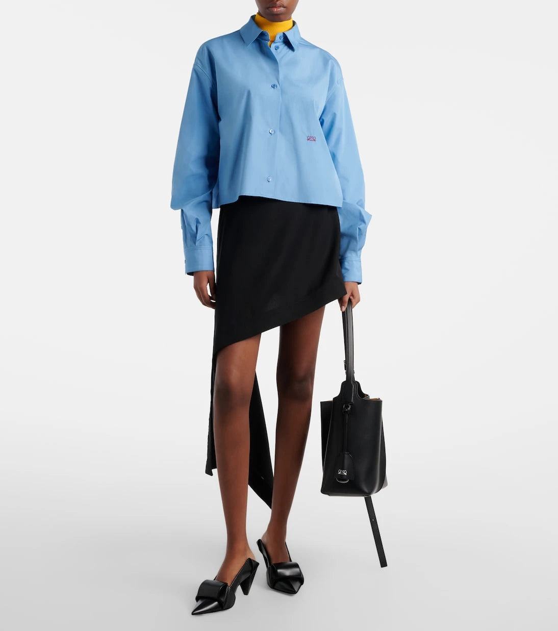 Loewe - Anagram embroidered cotton shirt