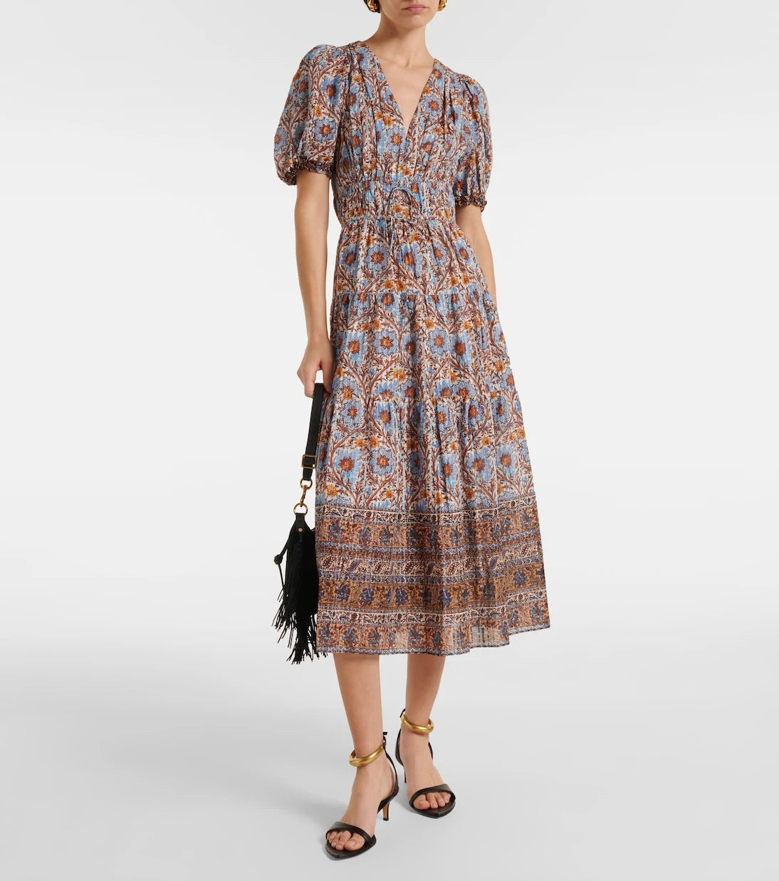 Ulla Johnson - Ilana printed cotton-blend midi dress