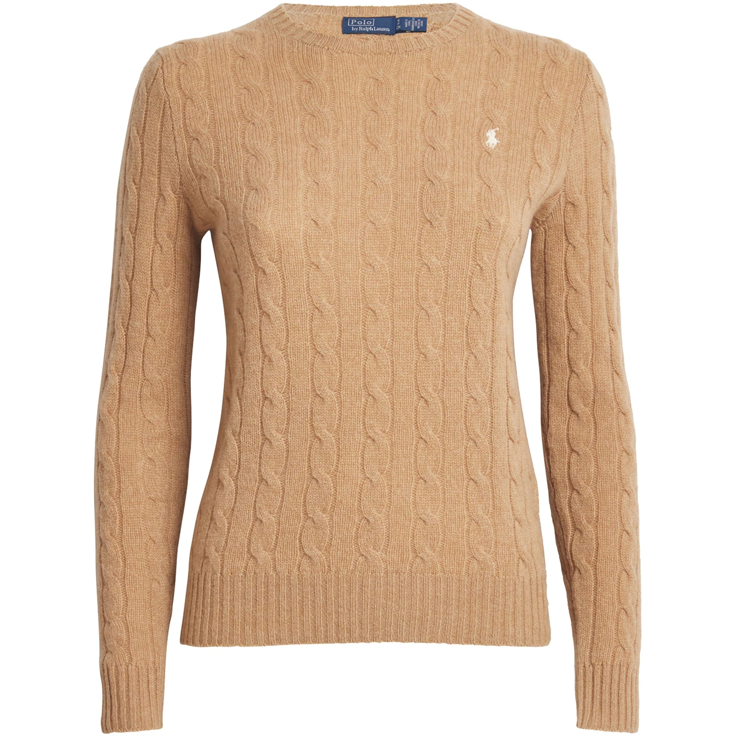 Polo Ralph Lauren Beige Wool-Cashmere Julianna Sweater