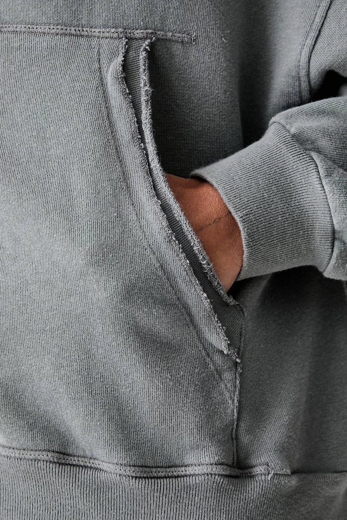 American Vintage капюшонlu fermuarlı kadın pamuklu sweatshirt
