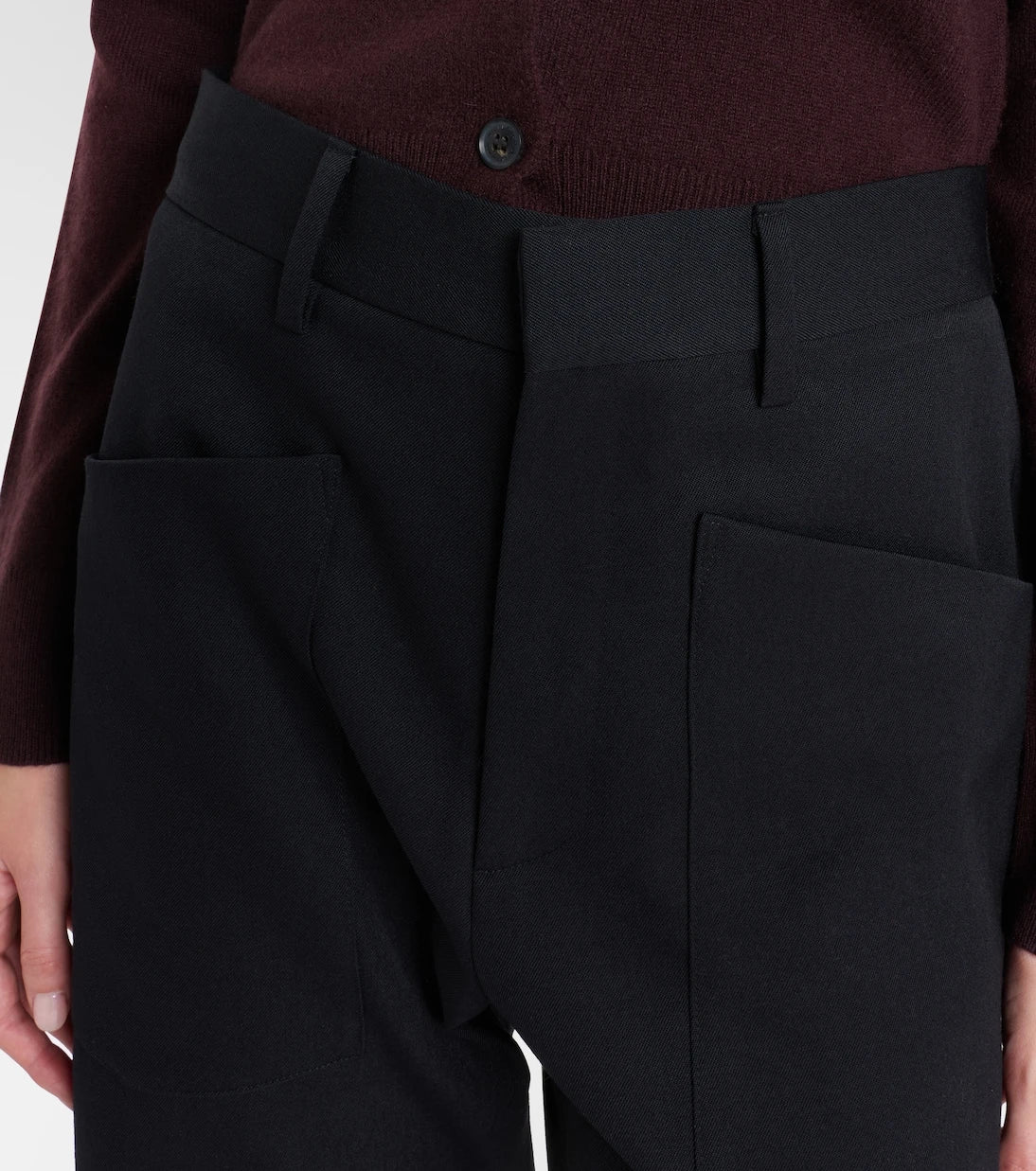 Nili Lotan - Shon virgin wool barrel-leg pants