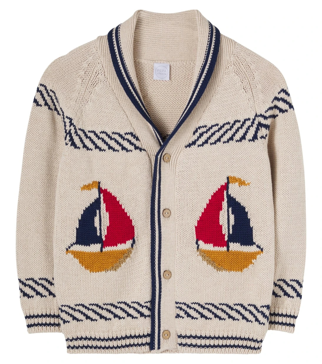 Pepa London - Intarsia cotton cardigan