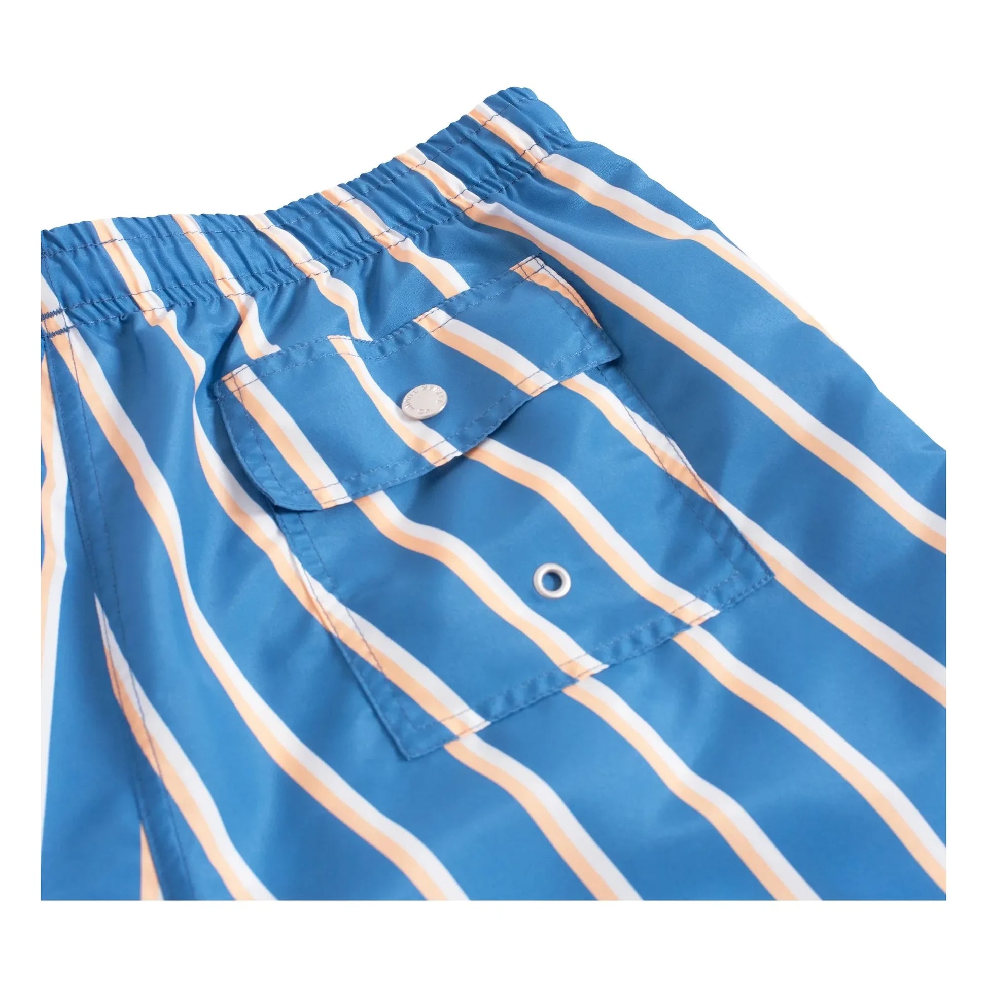 Bather - Striped Swim Shorts | Blue