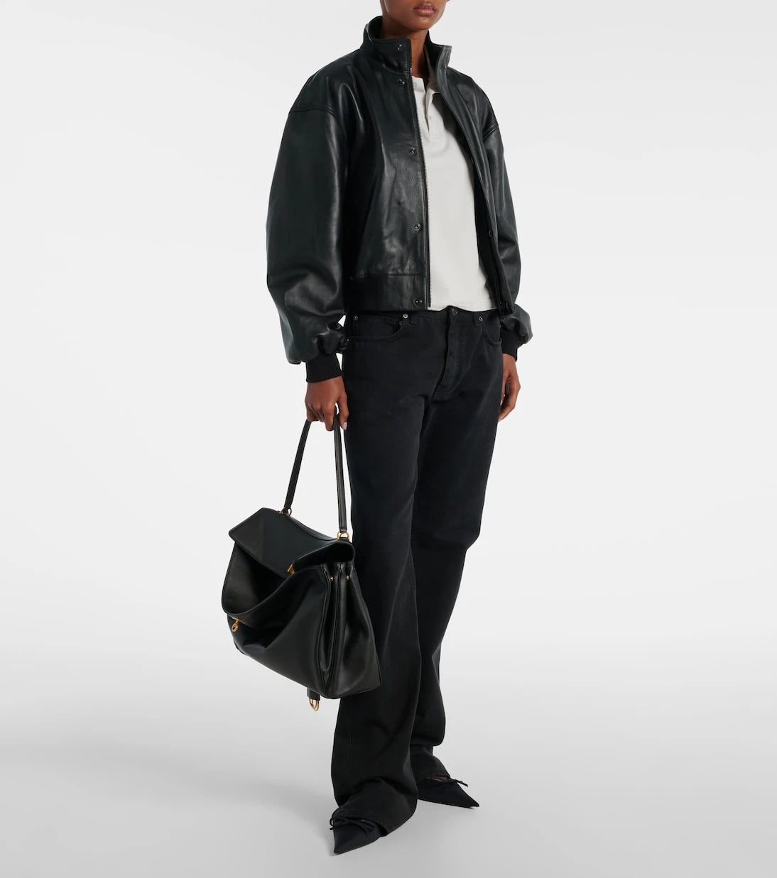 Balenciaga - Rodeo Large leather tote bag