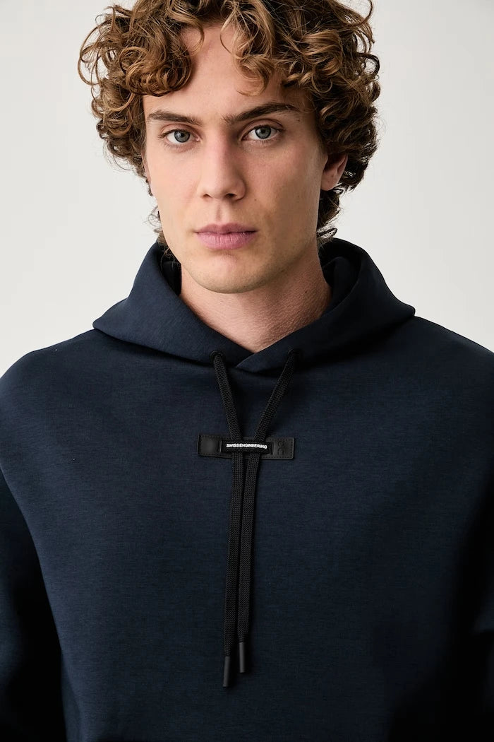 Pamuklu erkek kapüşonlu sweatshirt Focus Tech