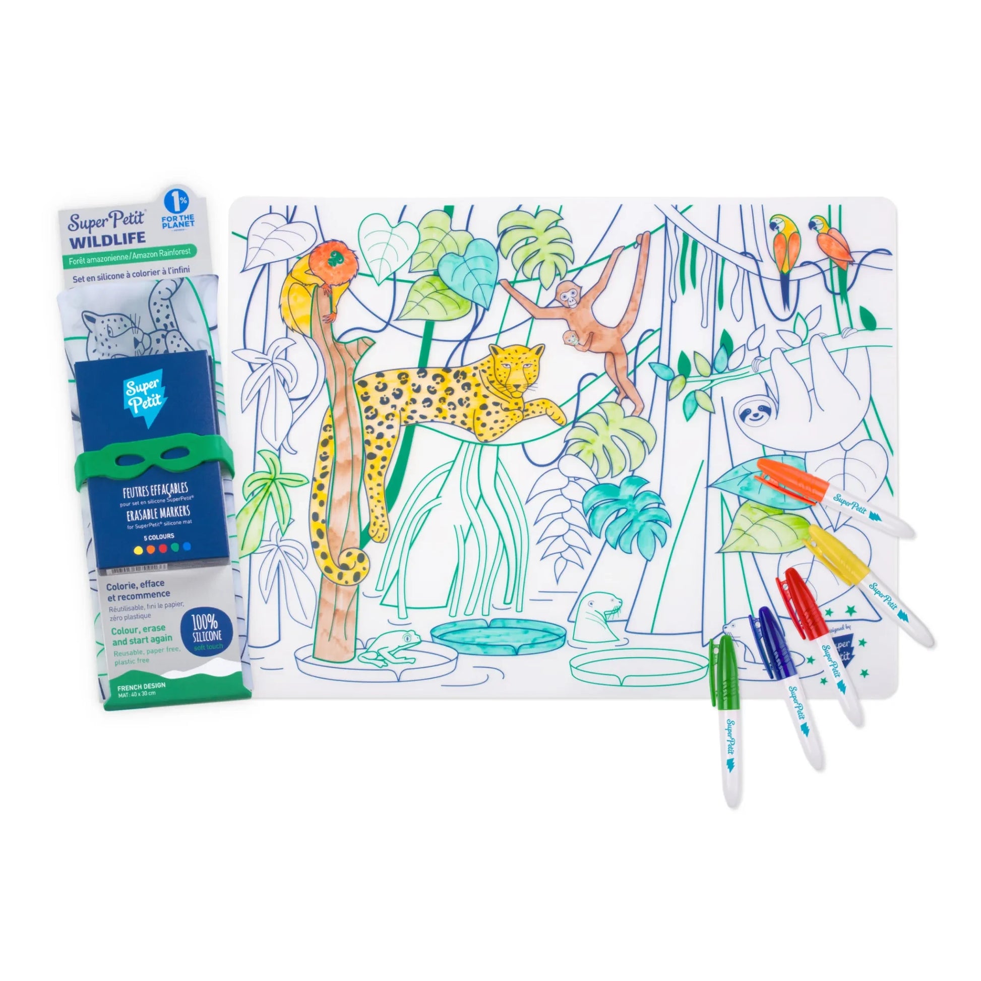 Superpetit - Amazonia coloring placemat