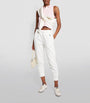 Polo Ralph Lauren White Cropped Sweatpants