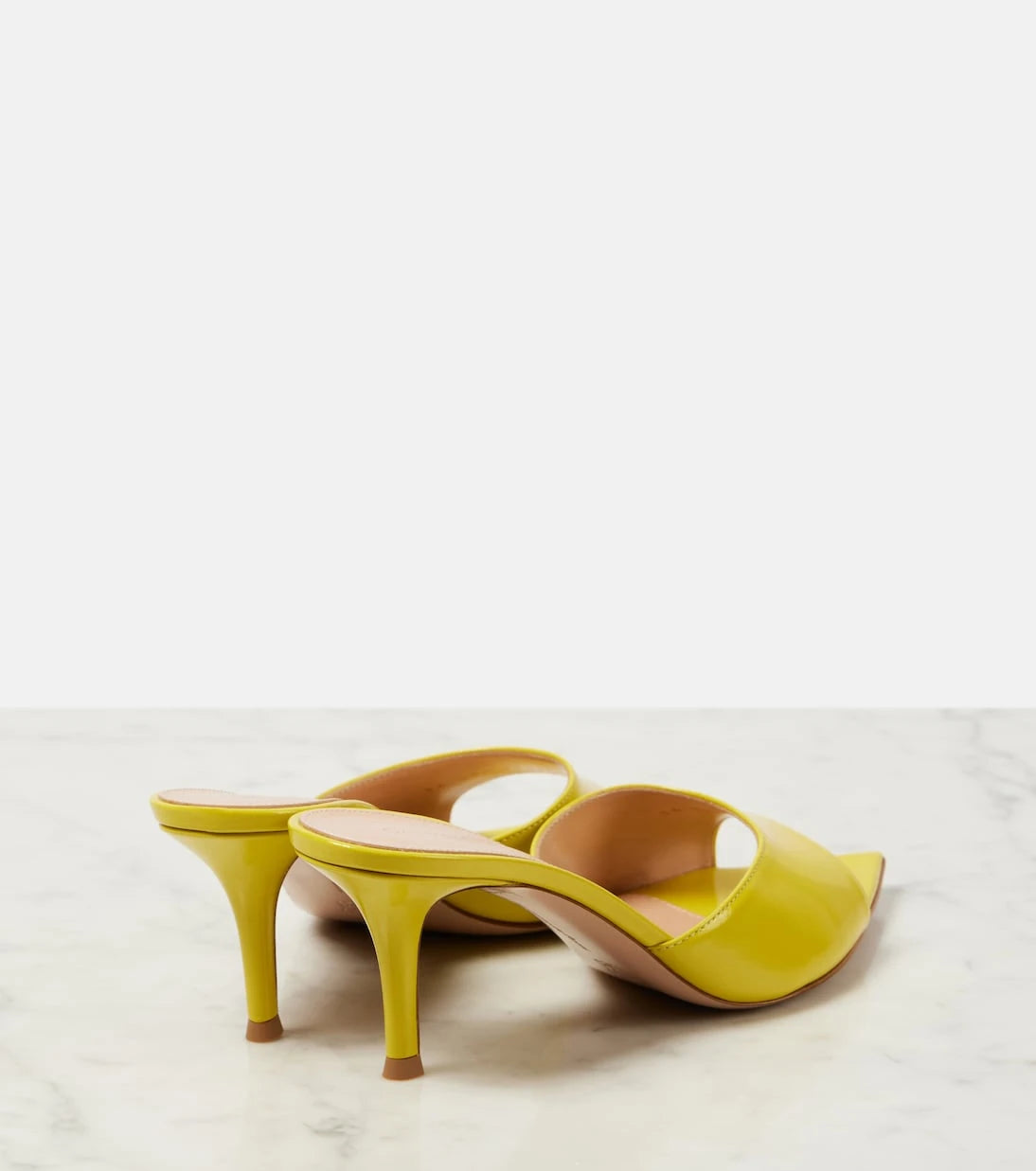 Gianvito Rossi - Pat 70 leather mules
