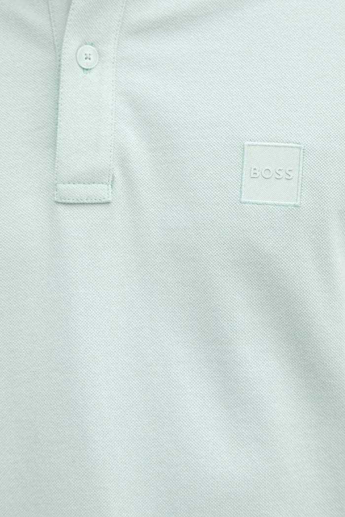 BOSS Orange Erkek Pamuk ve Elastan Polo Tişört Passertip