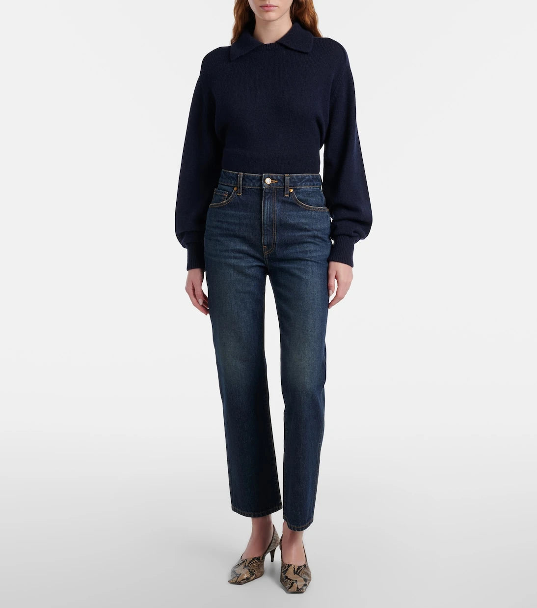 Khaite - Abigail high-rise straight jeans