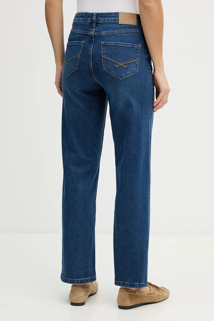 U.S. Polo Assn. kadın düz jean USPA LONG LEG STRAIGHT FIT