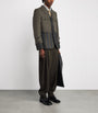 Comme Des Garçons Homme Plus Multi Deconstructed Stripe Military Blazer
