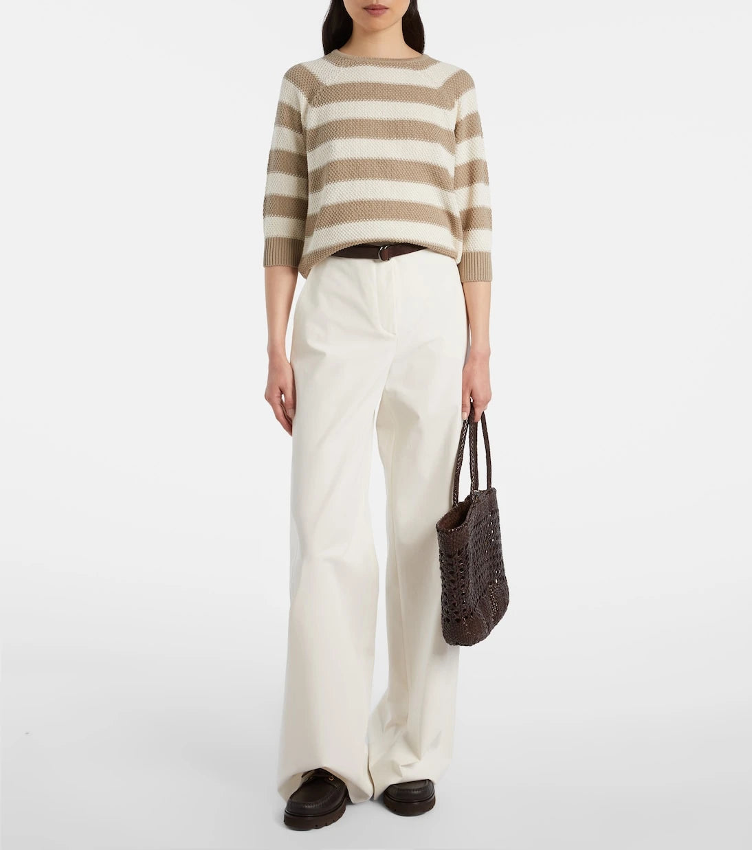 Max Mara - Ellisse striped cotton sweater