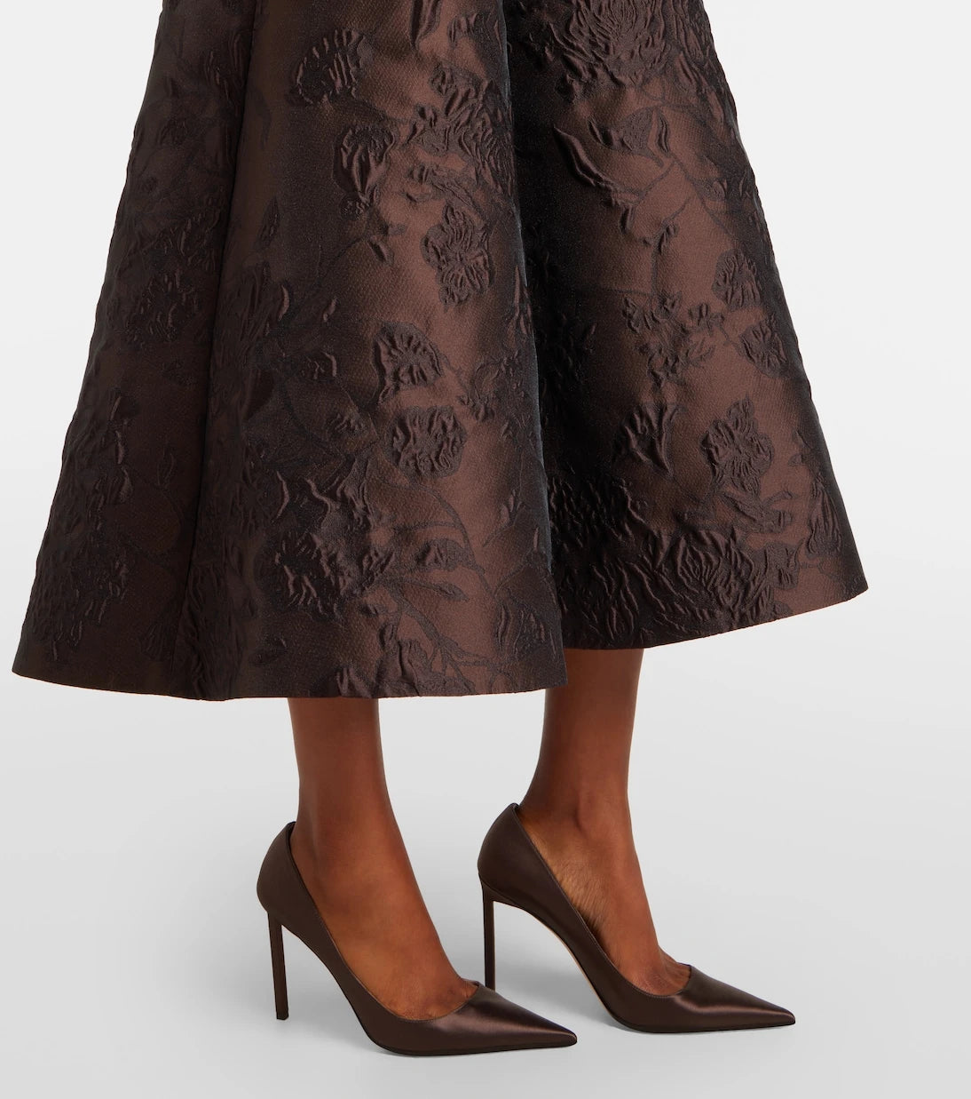 Emilia Wickstead - Flared embroidered midi dress