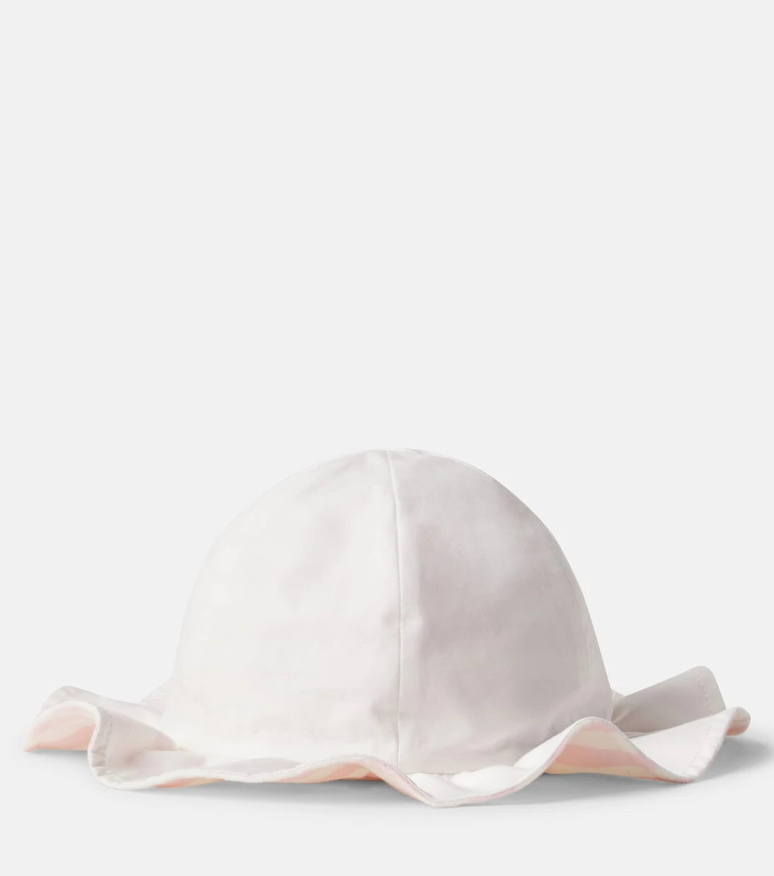 Moncler Enfant - Baby logo ruffled cotton hat