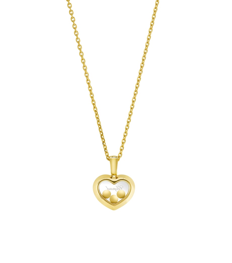 Yellow Gold and Diamond Happy Diamonds Icons Pendant Necklace