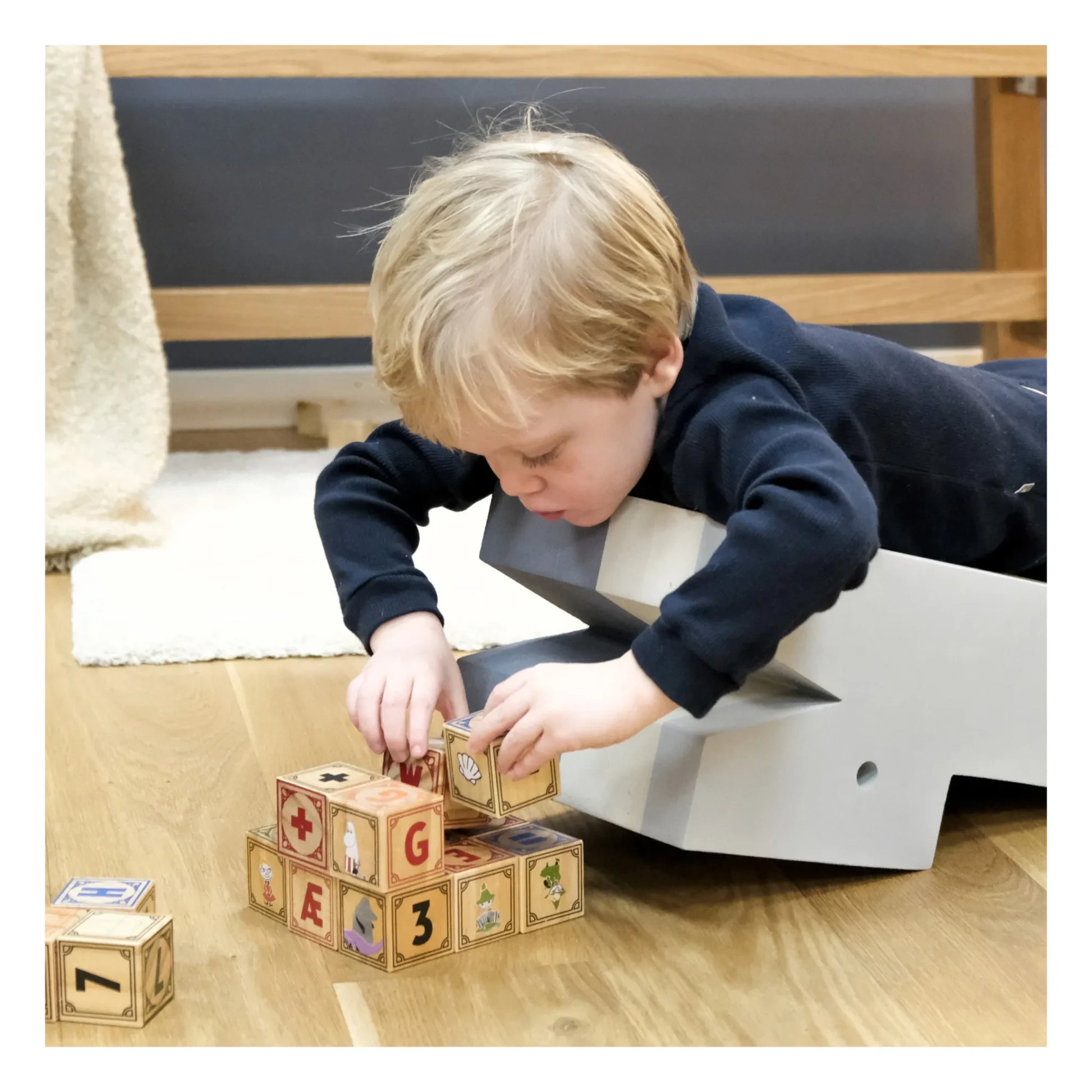 BObles - Crocodile EVA Tumbling Furniture | Blue