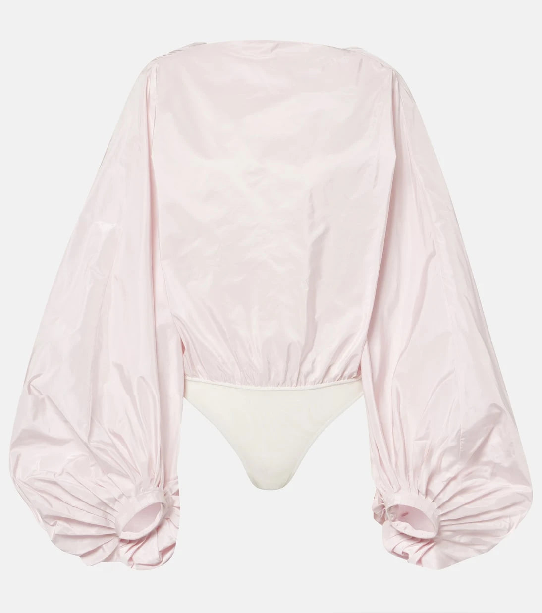 Alaïa - Balloon silk bodysuit