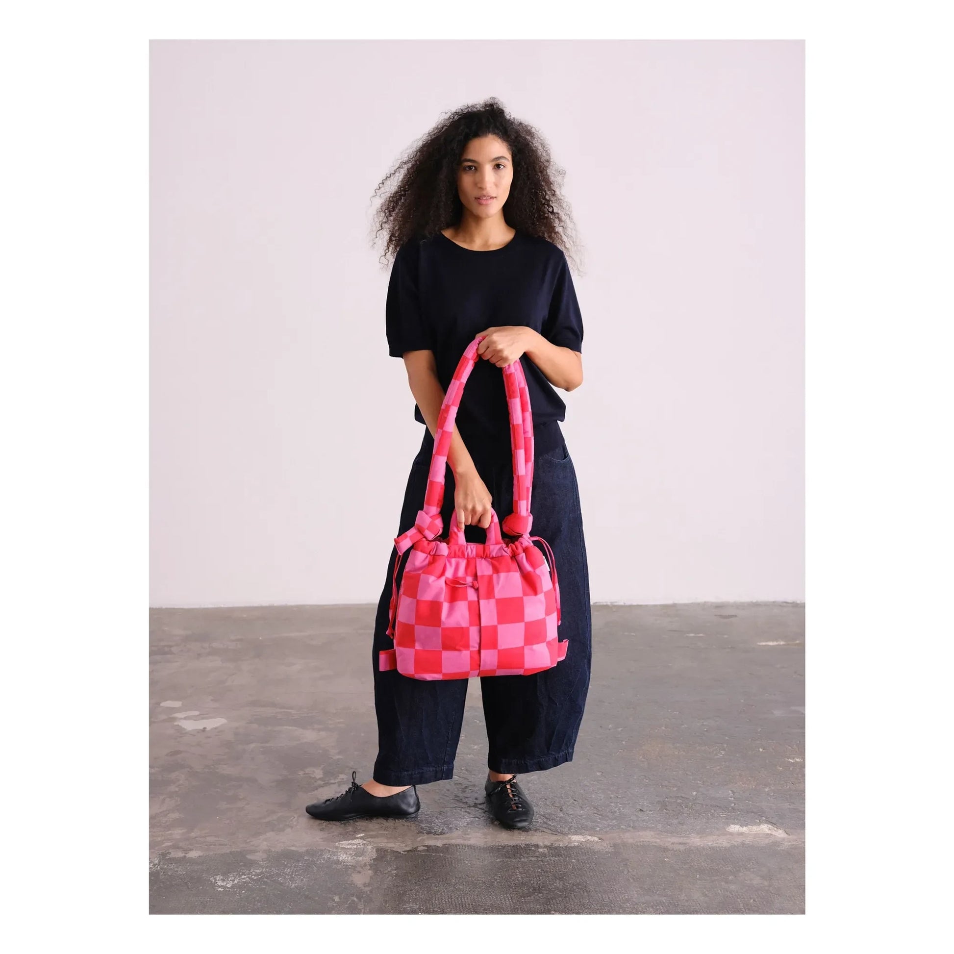 Olend - Ona Soft Carreaux bag | Red