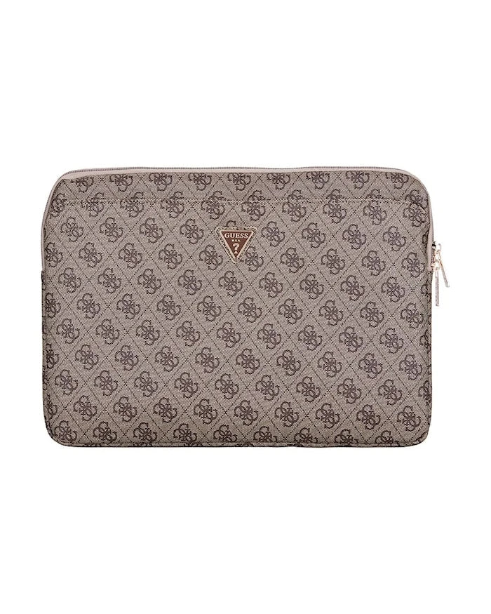 Guess Sleeve 14" 4G Fermuarlı Cep Triangle Logo Laptop Kılıfı