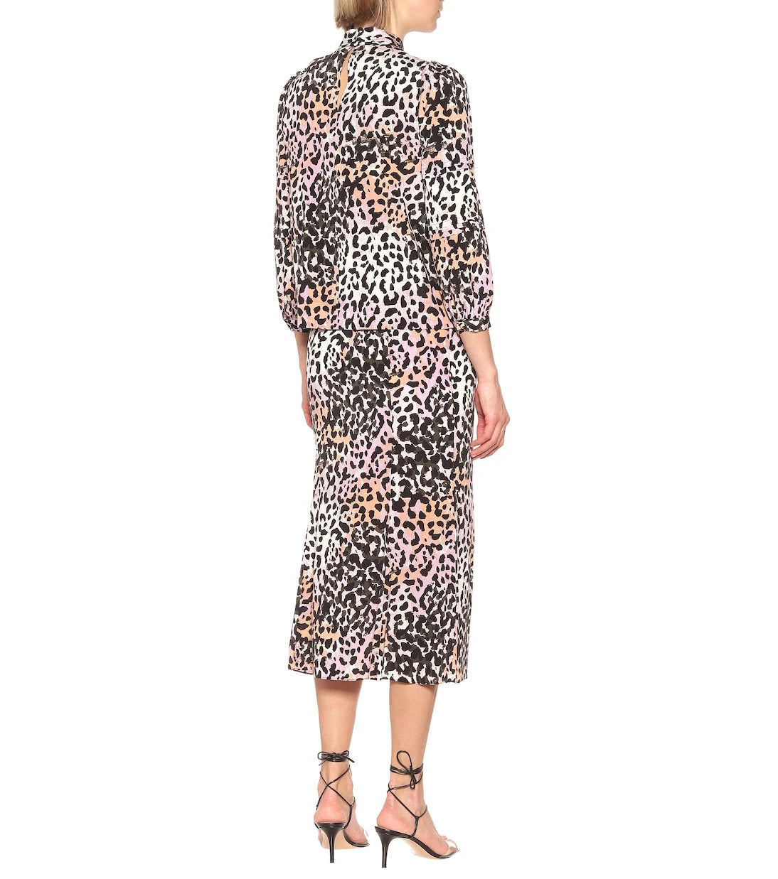 Veronica Beard - Lety leopard-print stretch-silk top