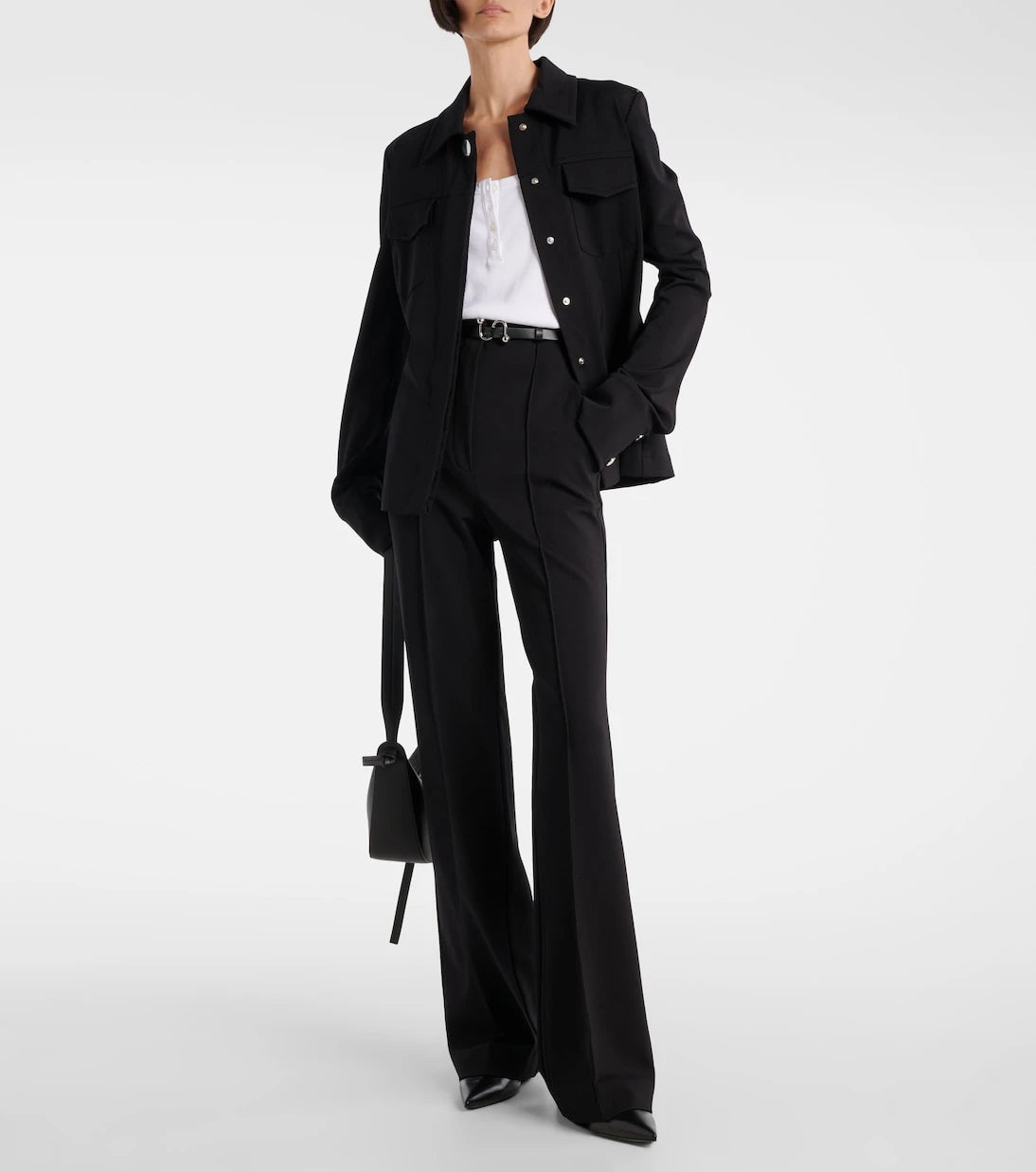 Sportmax - Texas high-rise flared pants