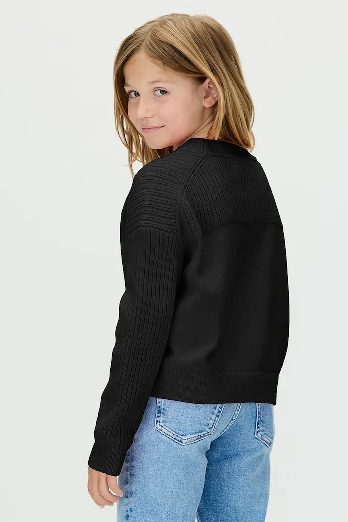 Детски памучен пуловер Calvin Klein Jeans