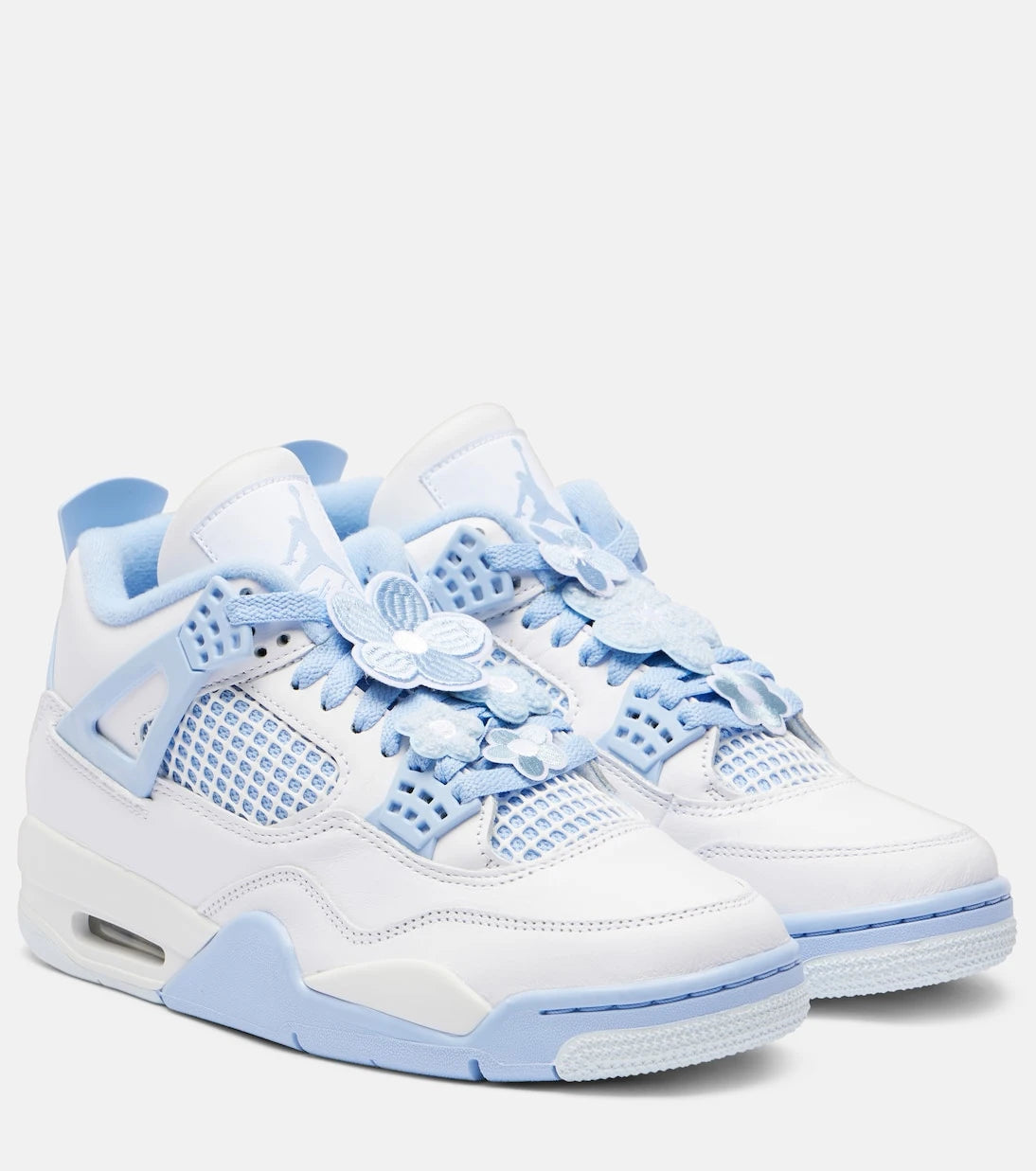 Nike - Air Jordan 4 floral-appliqué sneakers