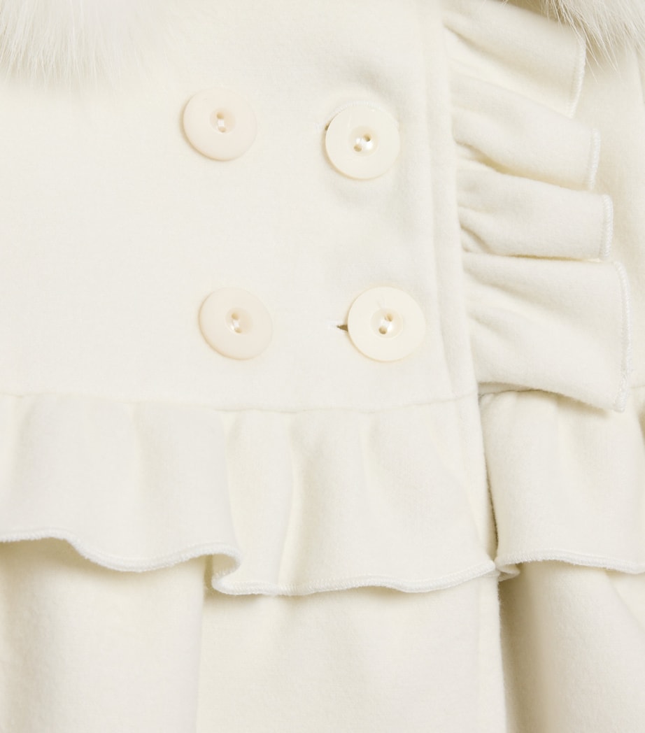 Fox Fur Hood Coat (12-48 Months)