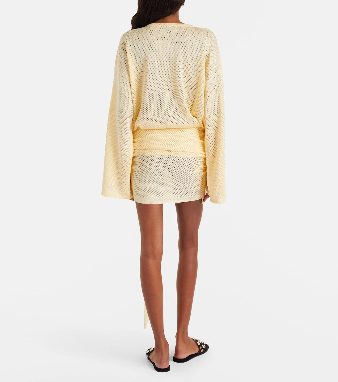 The Attico - Open-knit minidress