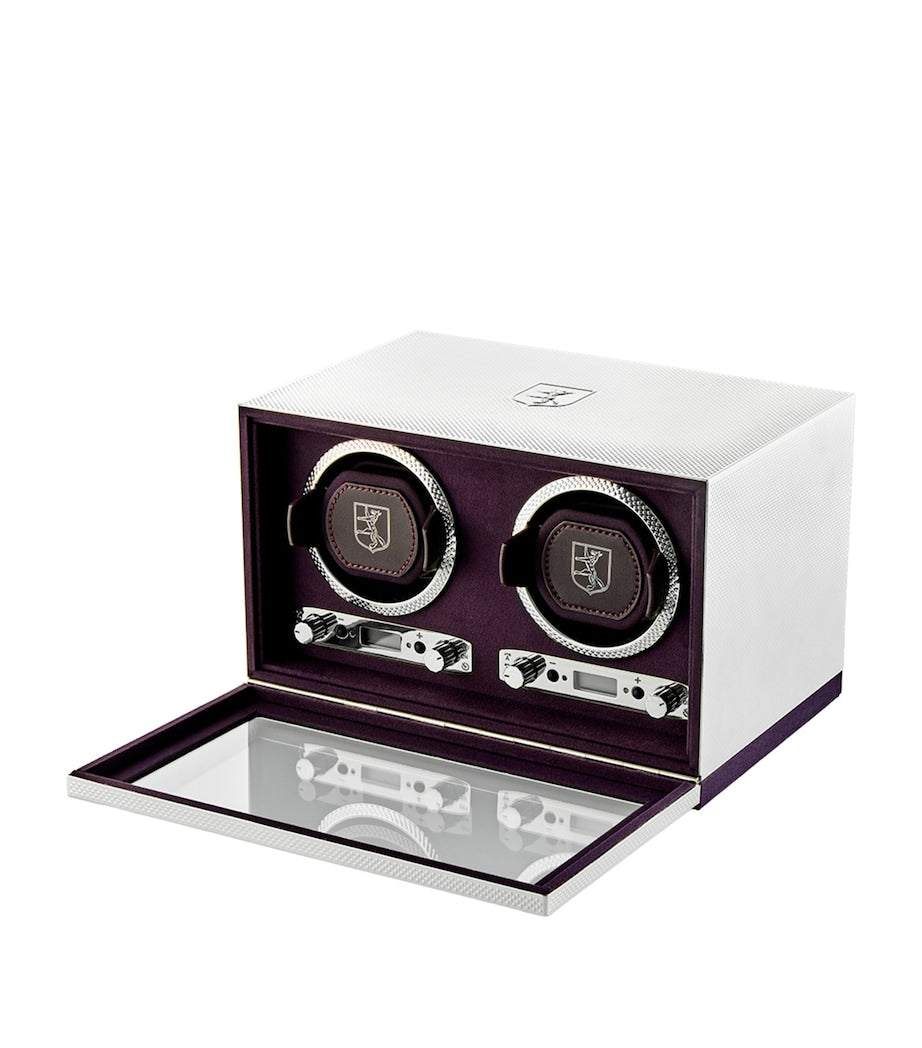 Silver Double Watch Winder