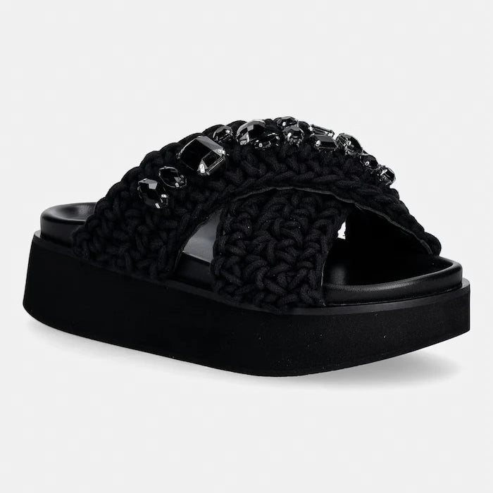 Inuikii Джапанки женски Woven Stones Platform