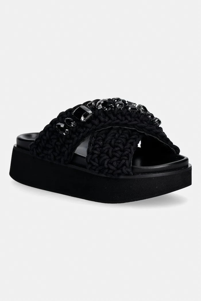 Inuikii Джапанки женски Woven Stones Platform